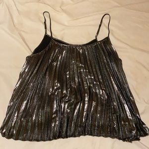 Banana Express Silver/Black Shimmer Cami